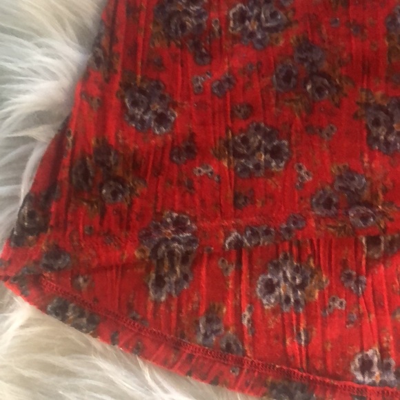 Free People Floral Racerback Tank Top size Small - Picture 4 of 8